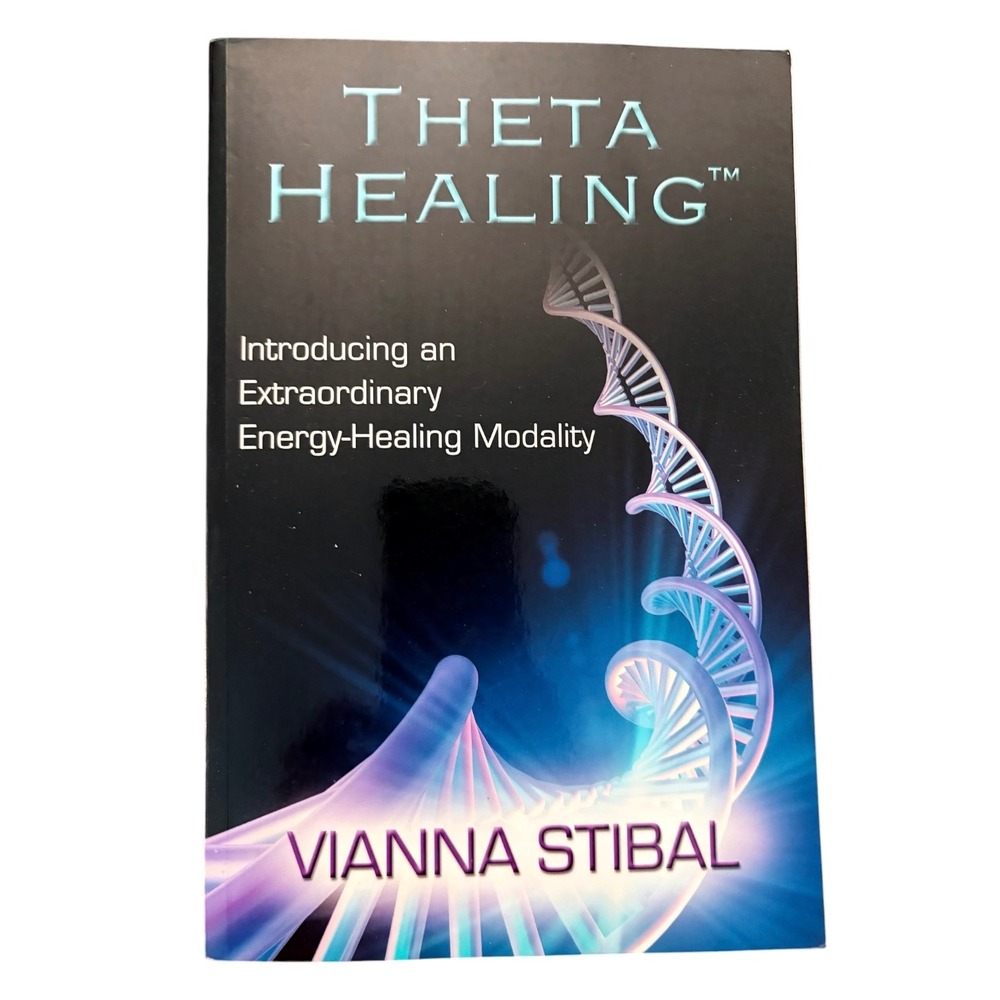 NEW Theta Healing Vianna‎ Stibal Paperback Book Energy-Healing Modality Black